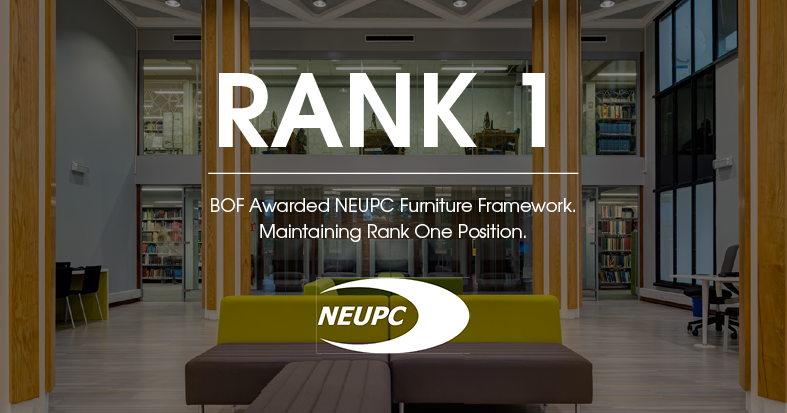 BOF Awarded NEUPC Furniture Framework - Maintaining our Number 1 Ranking